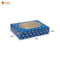 6 Cavity Chocolate Box | Gold Blue Festive collection  | (5.5" x 3.75" X 1.25" )