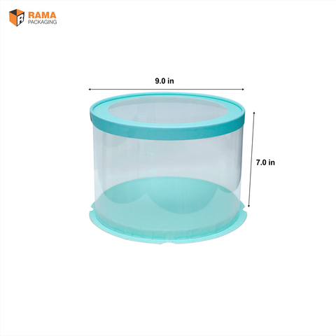 Tall Cake Box Round  - (7"x7"x9") - Mint