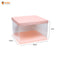 Tall Cake Box - (12"x12"x7.5") - Peach ( Window)