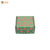 CORRUGATED LOTUS GREEN FOIL PRINT BOX |( 7" X 5.5" X 2" )