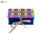 VIBRANT CHECKERED INDIAN MOTIF RIGID WITH RIBBON BOX   | ( 8" x 4" x 3" ) | DIWALI GIFT HAMPERS