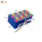 VIBRANT CHECKERED INDIAN MOTIF RIGID WITH RIBBON BOX   | ( 8" x 4" x 3" ) | DIWALI GIFT HAMPERS