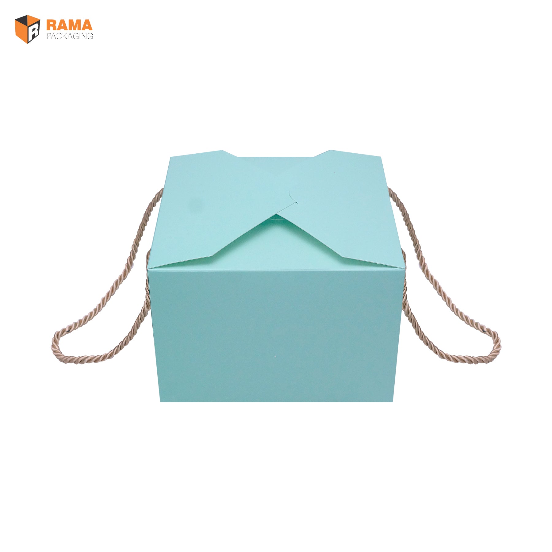 SOLID MINT PASTEL COLOR GIFT BOX ( 6" x 6" x 4") Rama Packaging