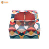 4 PARTITIONBOX GEOMTERICAL PATTERN||( 8" x 7.25" x 3.1" )