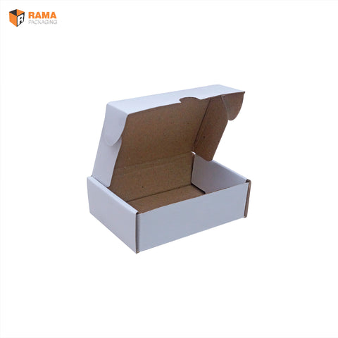 Corrugated Mailer Box | Hamper Box | WHITE - (4.5"X3"X1.5)