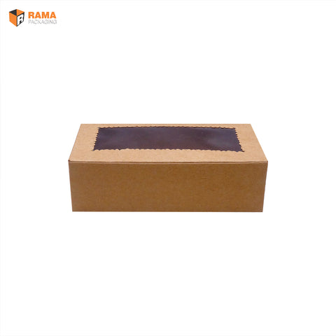 2 Brownie Box Brown | Craft Box (6" X 3" X 1.75")