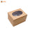 2 Cupcake Box Brown | Craft Box (6"X4.5"X3.5")