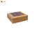 4 Brownie Box Brown | Craft Box (5.75" X 5.75" X 1.75")