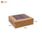 4 Brownie Box Brown | Craft Box (5.75" X 5.75" X 1.75")