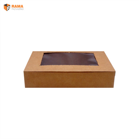 6 Brownie Box Brown | Craft Box (8.5" X 6" X 1.75")