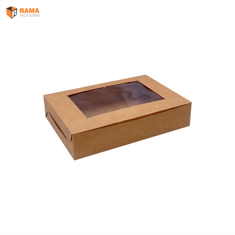 6 Brownie Box Brown | Craft Box (8.5" X 6" X 1.75")