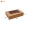 6 Brownie Box Brown | Craft Box (8.5" X 6" X 1.75")