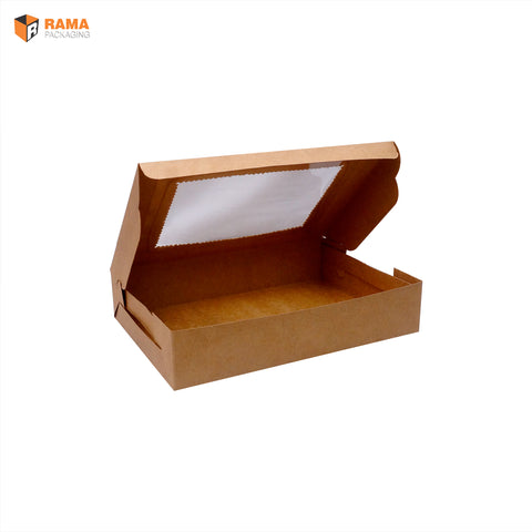 6 Brownie Box Brown | Craft Box (8.5" X 6" X 1.75")