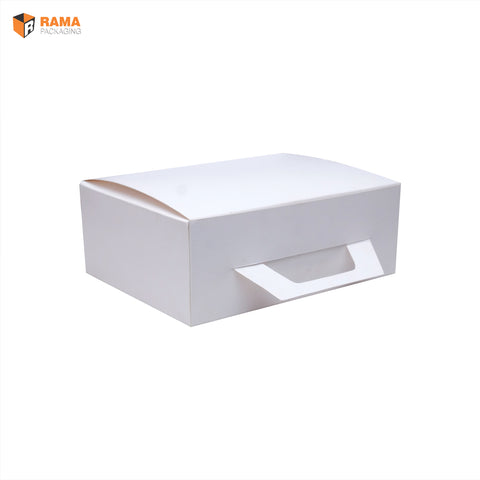 SNAP BOX WHITE (7.5 x 5.5 x 3.0 inches)