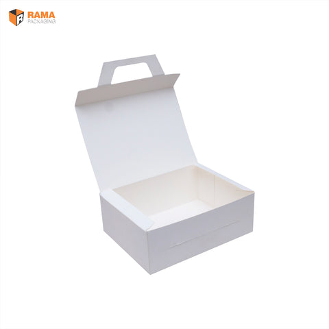 SNAP BOX WHITE (7.5 x 5.5 x 3.0 inches)