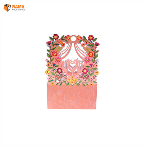 Wedding Hamper Box | PEACH  (5.5 x 5.0 x 3.0 inches)