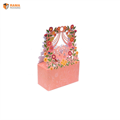 Wedding Hamper Box | PEACH  (5.5 x 5.0 x 3.0 inches)