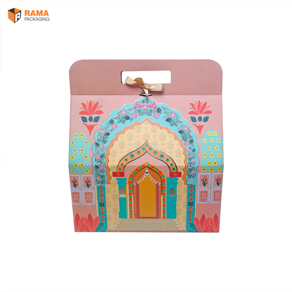 Medium– Palace Arch Box | Festive Box (8"×4"×6") |Sanskriti Collection