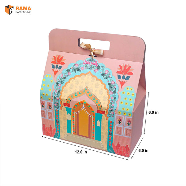 Large – Palace Arch Box | Festive Box (12"×6"×6") |Sanskriti Collection