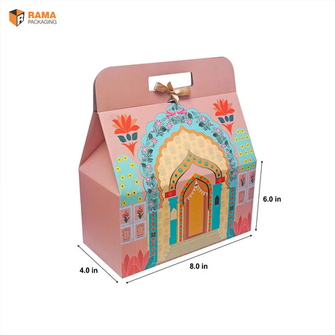 Medium  – Palace Arch Box | Festive Box (8"×4"×6") |  Sanskriti Collection