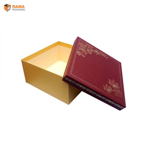Swarna Pushp Box | Festive Box (8"×8"×5") |  Sanskriti Collection