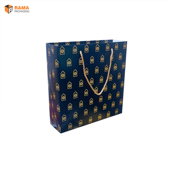 Royal Blue Premium Box with Carry Bag | Festive Box (10.5"×10.5"×2.5") |Sanskriti Collection