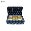 Navy Royale Premium 12 Cavity Window Gift Box with Carry Bag | Festive Box (12"×9.5"×2.5") |Sanskriti Collection
