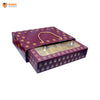 Maroon Regal Premium 12 Cavity Window Gift Box with Carry Bag | Festive Box (12"×9.5"×2.5") |Sanskriti Collection