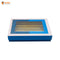 Elegant Blue Window Box | Festive Box (8.5"×6"×1") |  Sanskriti Collection