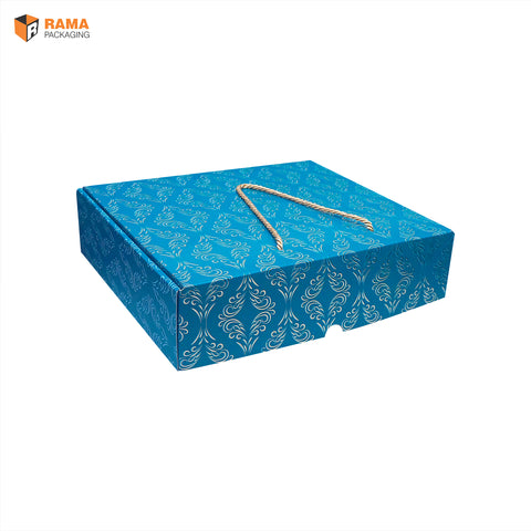Celestial Blue Elegance Hamper | Festive Collection | Sanskriti Collection