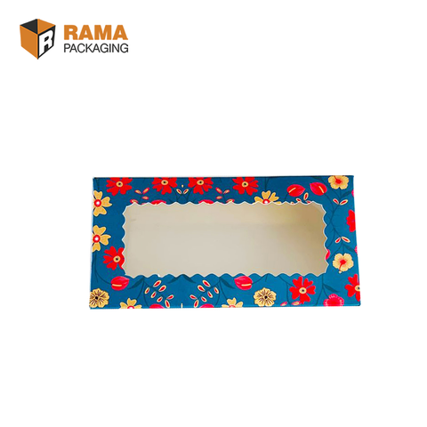2 Brownie Floral Box | Festive Box (6" X 3" X 1.75") | Sanskriti Collection
