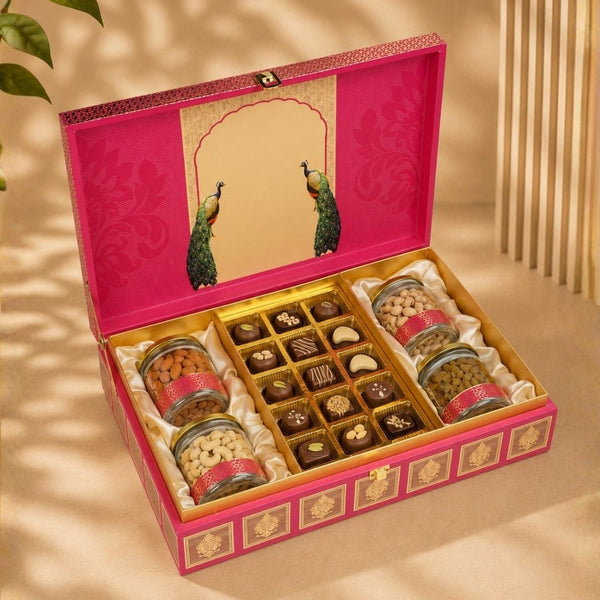Kundan Gate Box (15"x10"x3.2") | Festive Collection | Sanskriti Collection 3.0
