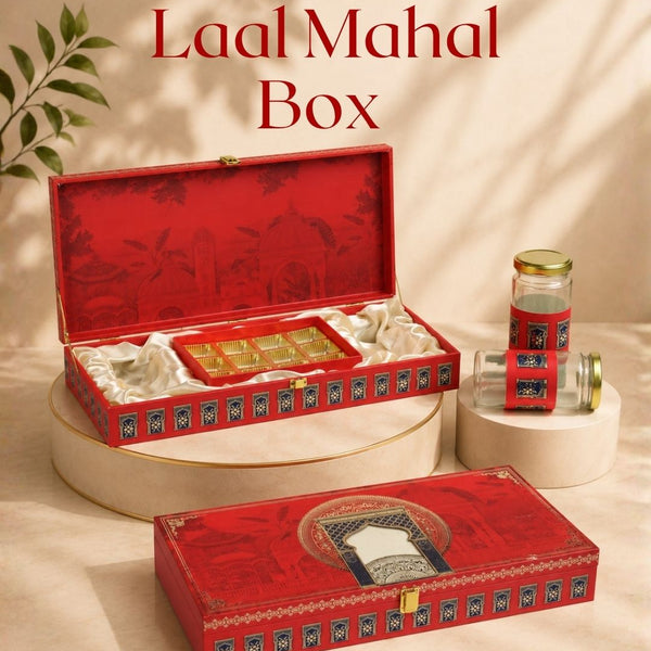 Laal Mahal Box (17"x7.8"x2.7") | Festive Collection | Sanskriti Collection 3.0