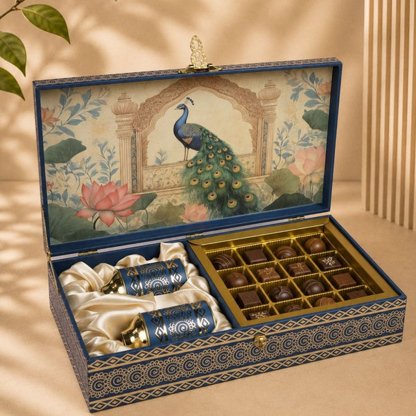 Lotus Heritage Box (15.7x7.7x3.5) | Festive Collection | Sanskriti Collection 3.0