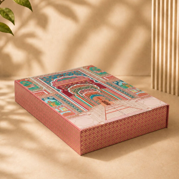 Shahi Aakriti Box (14.3"x9.7"x2") | Festive Collection | Sanskriti Collection 3.0