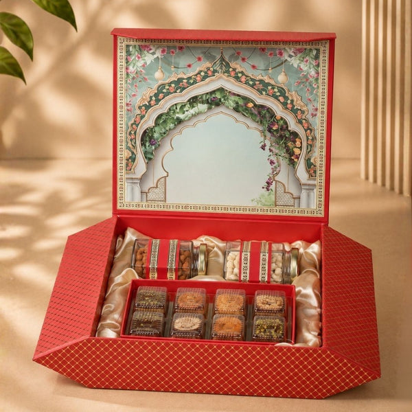Gulbagh Box (14.5"x8.9"x2.8") | Festive Collection | Sanskriti Collection 3.0