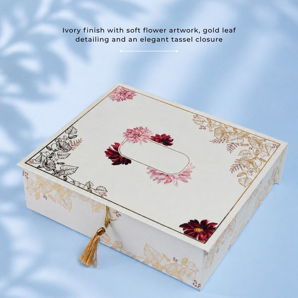 Pushp Lata Box (11.6"x9.7"x3.1") | Festive Collection | Sanskriti Collection 3.0
