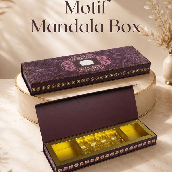 Motif Mandala Box (16.5"x5.3"x1.5") | Festive Collection | Sanskriti Collection 3.0