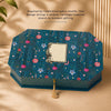 Neel Kusum Patra Box (16"x10.3"x3.3") | Festive Collection | Sanskriti Collection 3.0