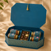 Neel Kusum Patra Box (16"x10.3"x3.3") | Festive Collection | Sanskriti Collection 3.0