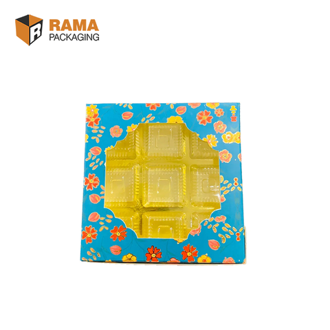 9 Cavity Floral Box with Scodix (5.75" x 5.75" x 1.25")