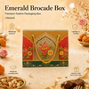Emerald Brocade Box | Big | (10"x5"x4") | Festive Collection | Sanskriti Collection 3.0