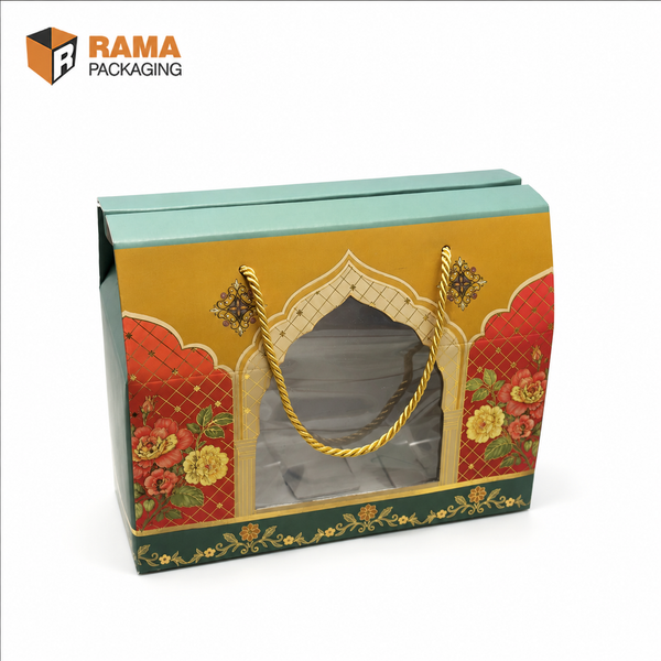 Emerald Brocade Box | Big | (10x5x4) | Festive Collection | Sanskriti Collection