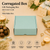 Corrugated Mailer Box – Mint Hamper Box – 8 x 8 x 2 inch