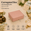 Corrugated Mailer Box – Peach Hamper Box – 7 x 5.5 x 2 inch
