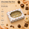 12 CAVITY CHOCOLATE BOX TRADITIONAL LOTUS PATTERN - ( 7.5" X 5.5" X 1.5" )