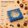 9 CAVITY BLUE FOIL PRINTING BOX - ( 5.75" X5.75" X1.26" )