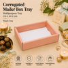 Corrugated Tray Box – Peach Multipurpose Tray – 7 x 9 x 2 inch