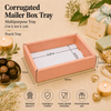 Corrugated Tray Box – Peach Multipurpose Tray – 7 x 9 x 2 inch