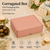 Corrugated Mailer Box – Peach Hamper Box – 12 x 10 x 3 inch